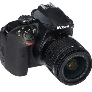Nikon D3400 Digital SLR Camera & 18-55mm VR DX AF-P Zoom Lens (Black)